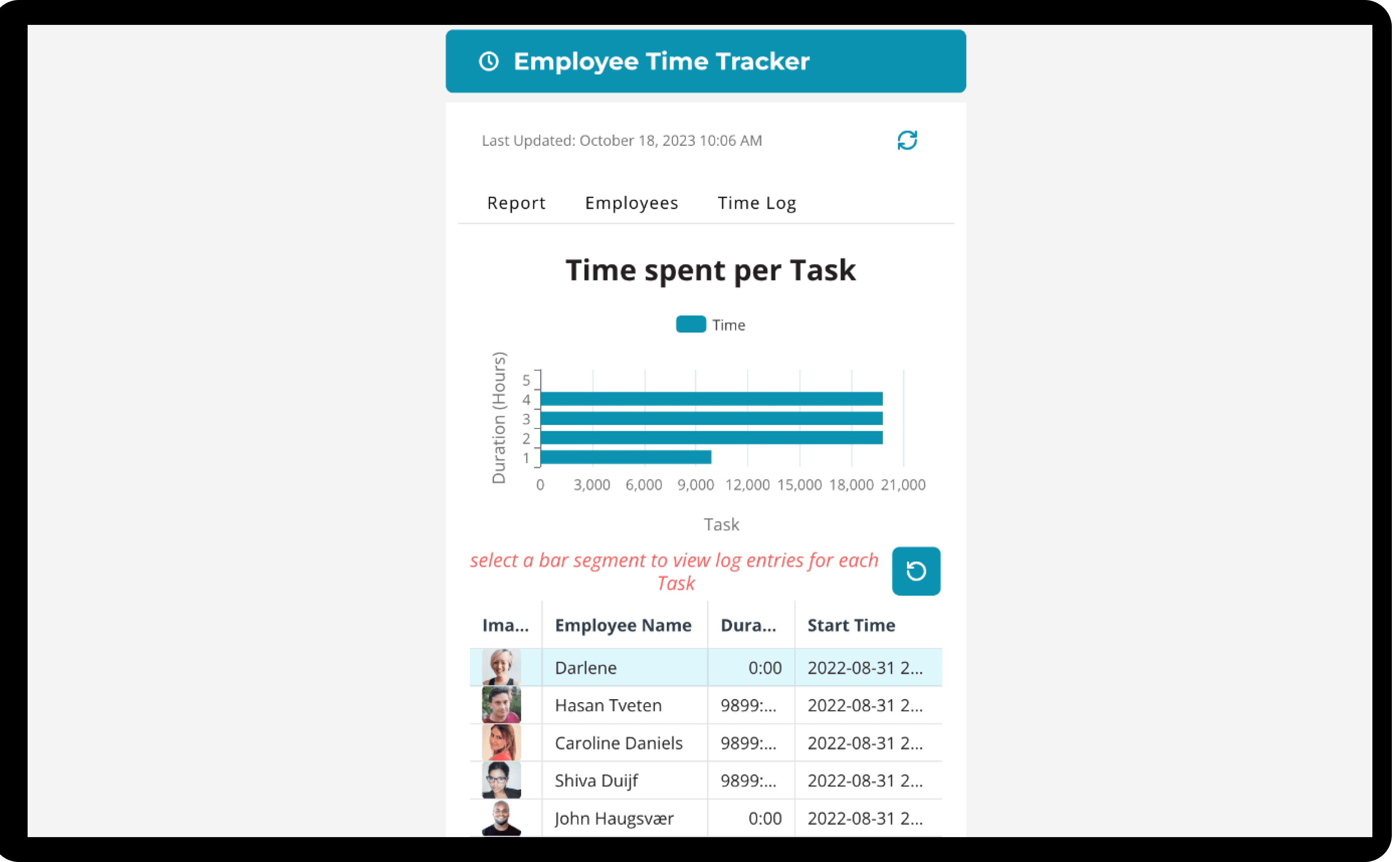 Employee Time Tracker