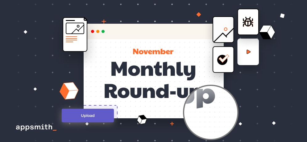 SEO | November Round-up: New JS Editor, Button-group Widget and More Collabs!