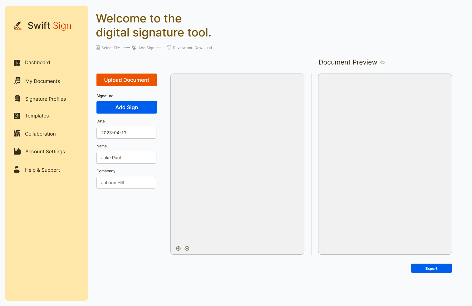 digital signature tool