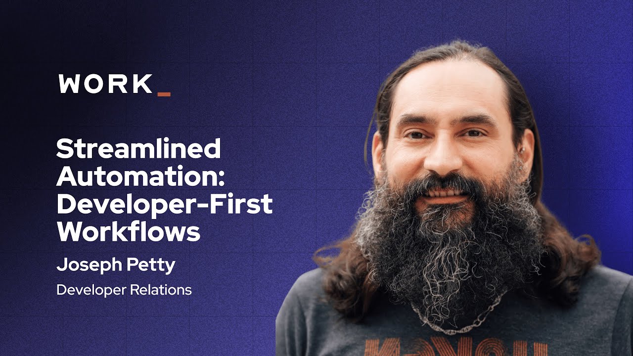 DEVELOPER-FIRST Workflows to Streamline Automation