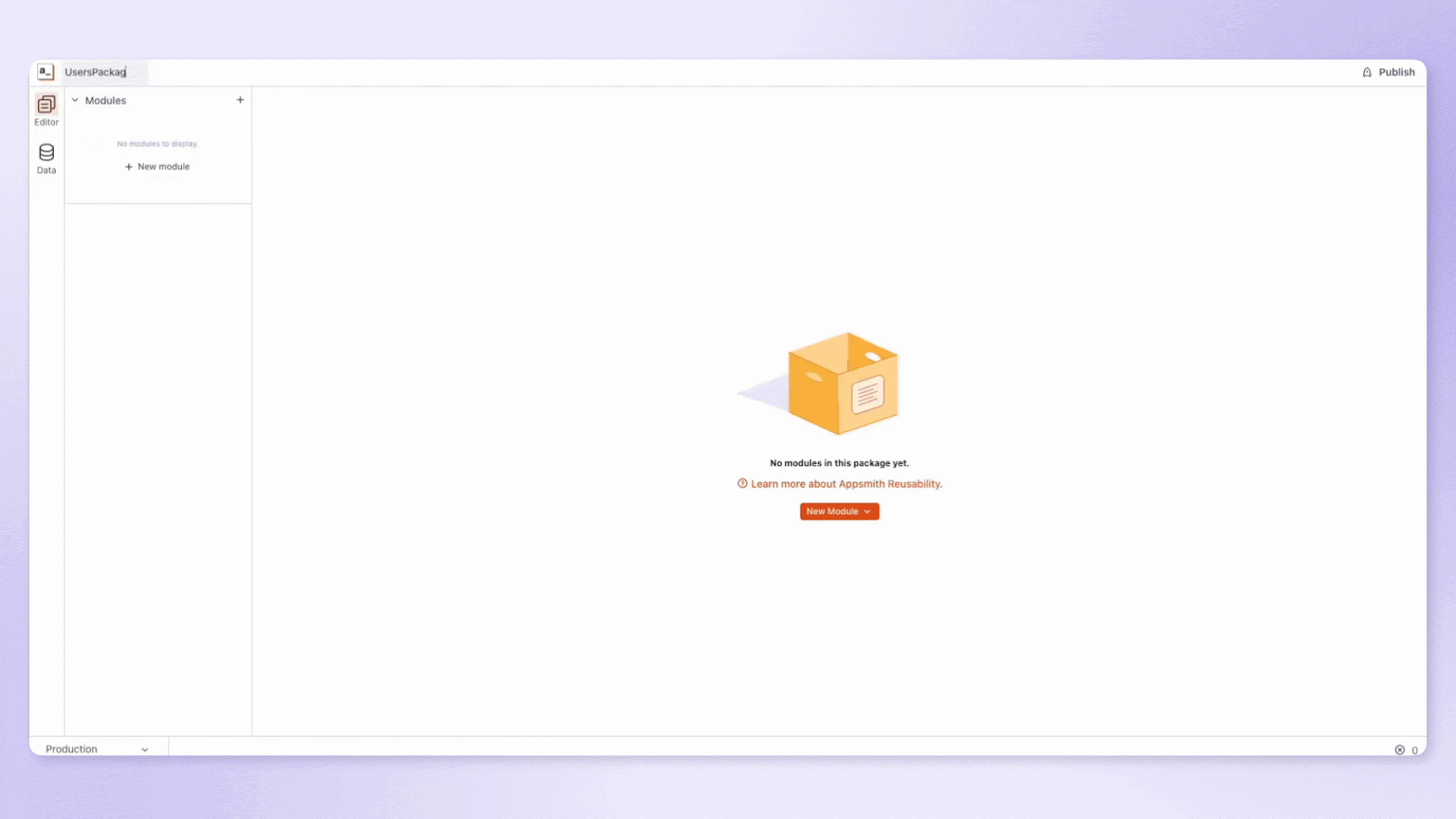 Screen recording showing how to customize module behavior with input parameters.