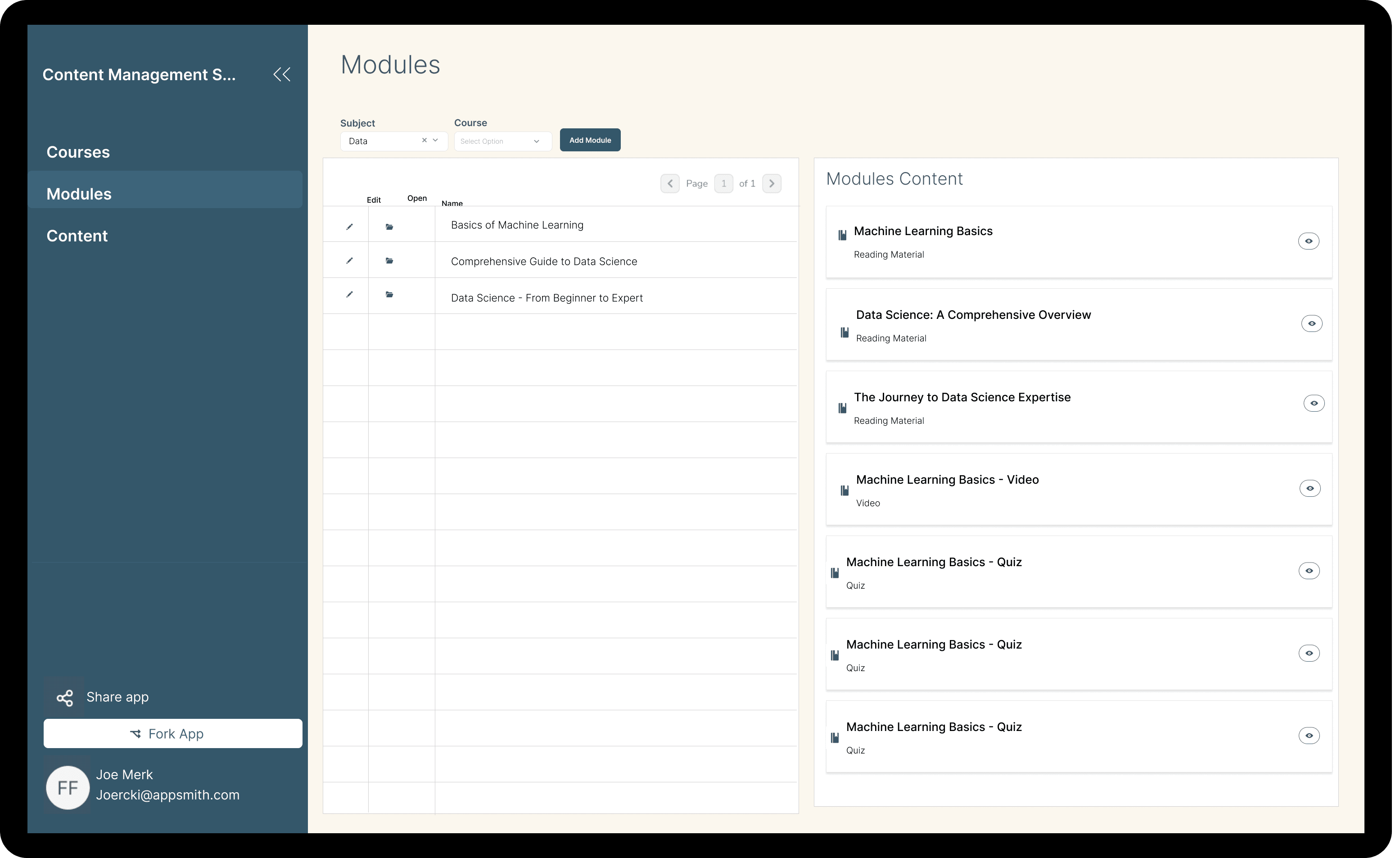 Content Management System