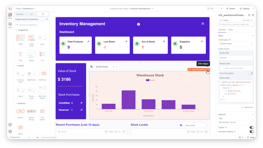 Low-code advertising landing page hero image